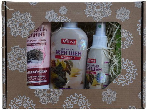 MILVA Ginseng and Quinine 599 ml - Cosmetic Gift Set - Main image