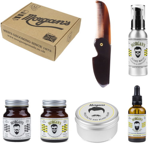 MORGAN'S Moustache & Beard Gift Set 325 ml - Férfi kozmetikai szett - Fő fotó
