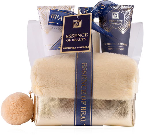 ACCENTRA Salsa Essence of Beauty with pompom blue 260 ml - Cosmetic Gift Set - Main image
