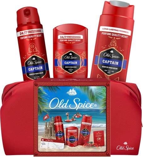 OLD SPICE Captain + cosmetic bag 450 ml - Men's Cosmetic Set - Main image