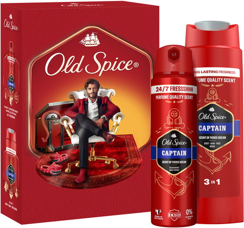 OLD SPICE Captain Gentleman 400 ml - Men's Cosmetic Set - Main image