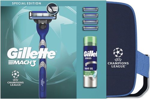 GILLETTE UEFA Champions League Special Edition Mach3 200 ml - Men's Cosmetic Set - Main image