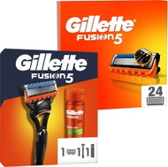 GILLETTE Fusion5 200 ml + GILLETTE Fusion5 24 ks  - Men's Cosmetic Set