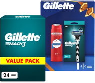 GILLETTE Mach3 250 ml + GILLETTE Mach3 24 ks - Men's Cosmetic Set