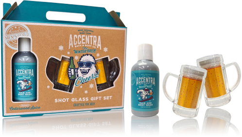 ACCENTRA Winter Edition s panáky Cedrové dřevo 150 ml - Cosmetic Gift Set - Main image