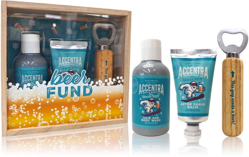 ACCENTRA Winter s otvírákem na lahve Cedrové dřevo 210 ml - Cosmetic Gift Set - Main image