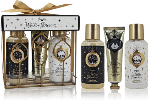 ACCENTRA Winter Glamour v drátěném košíku Vanilka a pižmo 200 ml - Cosmetic Gift Set - Main image