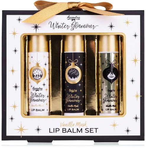 ACCENTRA Winter Glamour Vanilka a pižmo 3 × 4 g - Cosmetic Gift Set - Main image