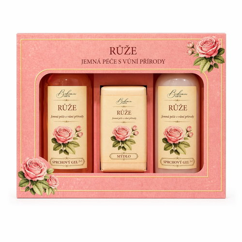 BOHEMIA GIFTS Růže 200 ml - Cosmetic Gift Set - Main image