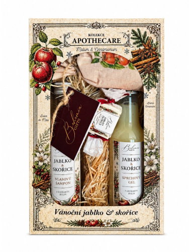 BOHEMIA GIFTS Apotecare Vánoce 400 ml - Kozmetikai ajándékcsomag - Fő fotó