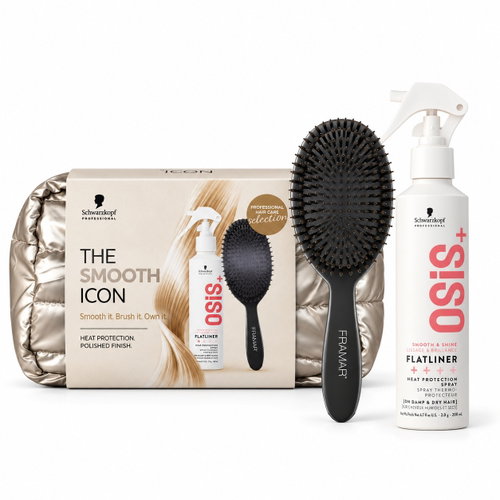 SCHWARZKOPF PROFESSIONAL OSiS+ Flatliner and Polish Brush 200 ml - Haircare Set - Main image