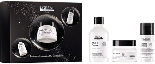 L'ORÉAL PROFESSIONNEL Metal Detox Trio Set 650 ml Main image L'ORÉAL PROFESSIONNEL Metal Detox Trio Set 650 ml - Haircare Set - Main image