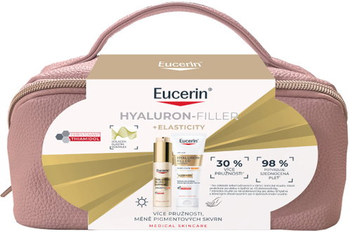 EUCERIN Hyaluron-Filler + Elasticity Ultra lehký denní krém SPF50 a krém na ruce SPF30 Vánoce 2026 1 - Cosmetic Gift Set - Main image