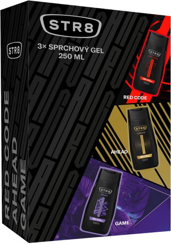 STR8 GAME & Red Code & Ahead 750ml - Men's Cosmetic Set - Main image