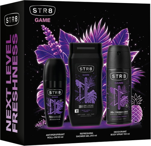 STR8 GAME 3-pack 450ml - Men's Cosmetic Set - Main image