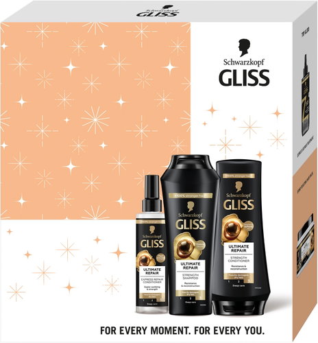 SCHWARZKOPF GLISS Ultimate Repair Box 650ml - Haircare Set - Main image