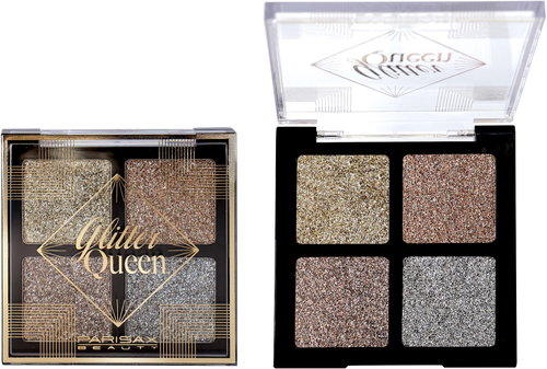 PARISAX 4 Creamy Glitter Eyeshadow Palette - Cosmetic Gift Set - Main image