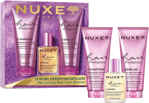 NUXE Christmas Set Hair Care Routine 430 ml Main image NUXE Christmas Set Hair Care Routine 430 ml - Haircare Set - Main image