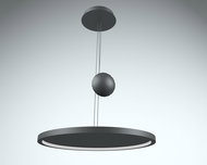 MG Group - LED svítidlo Round Lamp MG SALVER - 'M-SV-600-18', Černá - LED světlo