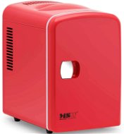 MSW Mini pokojová lednice s funkcí ohřevu 12/240 V, 4 l, červená - Minibar