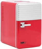 MSW Mini room fridge with heating function 12/240 V, 6 l, red - Minibar