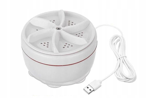Verk 24412 Skládací přenosná pračka, USB, bílá - Mini Washing Machine - Main image