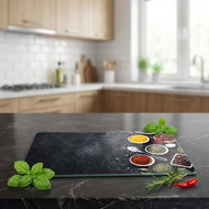 KESPER Multifunctional glass plate Spices 29,5 × 19 × 0,7 cm - Cutting Board