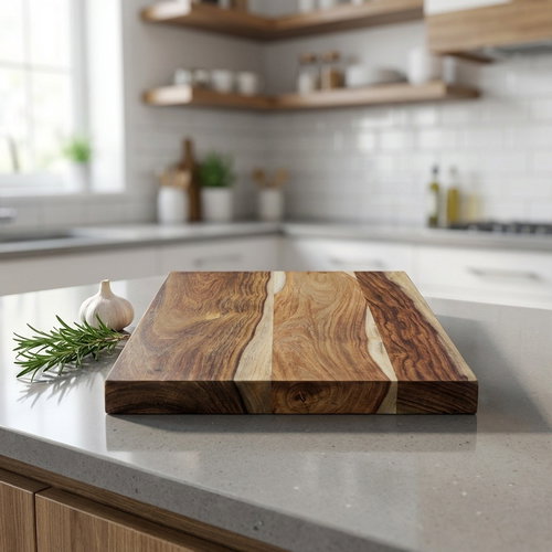 Lakshmi Cutting board 45 × 2,5 × 30 cm made of Indian solid rosewood - Cutting Board - Main image