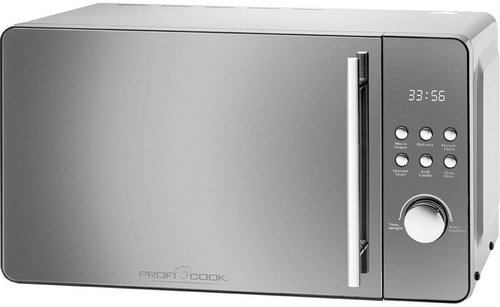 ProfiCook Microwave oven PC-MWG 1175, 20 l, luxury design, stainless steel - Microwave - Main image