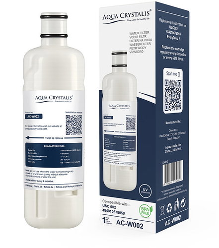 Aqua Crystalis Water filter AC-W002 for Whirlpool refrigerators (Replacement for USC002) - Refrigerator Filter - Main image