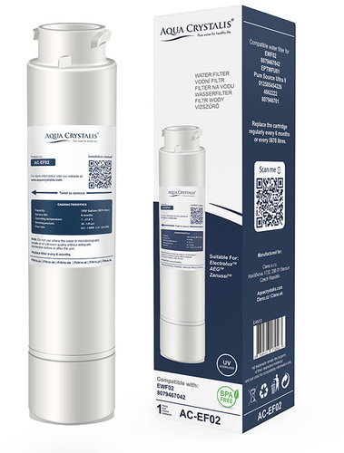 Aqua Crystalis Water Filter AC-EF02 (Replacement for Electrolux EWF02 8079467042) - Refrigerator Filter - Main image