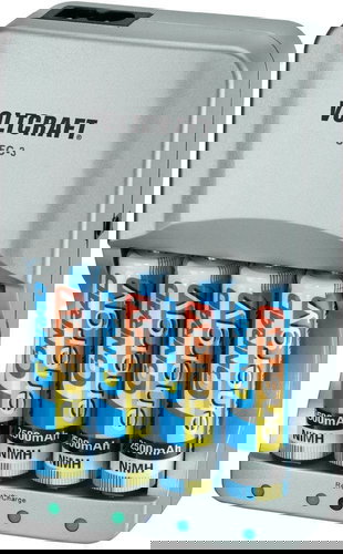Voltcraft UFC -3 + 4x AA NiMH 2500mAh - Ladegerät mit Ersatzakku - Hauptbild