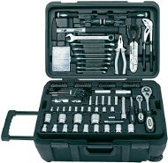 Mannesmann Set of tools in a suitcase on wheels, 122 pcs - Tool Set