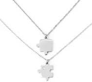VUCH Silver Puzzle - Necklace