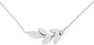 VUCH Silver Big Leaf - Necklace