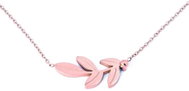 VUCH Rose Gold Big Leaf - Necklace