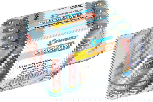 Conrad AAA alkaline batteries - Disposable Battery - Main image