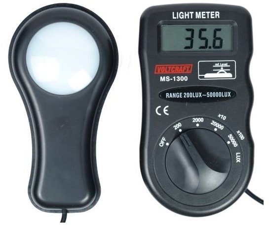 AMTAST Digitale Luxmeter Lichtmessung Beleuchtungsmessgerät LX-90