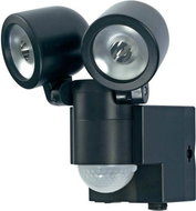 GEV Solar LED light with motion detector 000858, black - Lamp