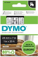 Ribbon DYMO D1, 53713, S0720930, white / black, 24mm - TZ Tape 