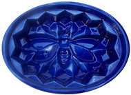 Baking mould Bábovka, bee, 18 × 26 × 9 cm, blue - Baking Mould