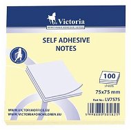 VICTORIA 75x75mm 100 Notes - Yellow - Sticky Notes