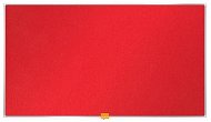 NOBO 40"/89x50 cm - szövet, piros - Üzenőtábla