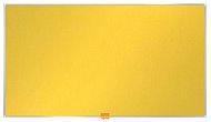 NOBO 32 &quot;/ 71x40 cm textile, yellow - Notice-board