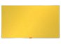 NOBO 55"/122x69cm Textile, Yellow - Notice-board