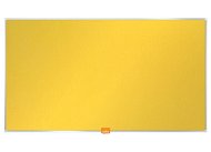 NOBO 55" 122 cm x 69 cm Textil - gelb - Pinnwand