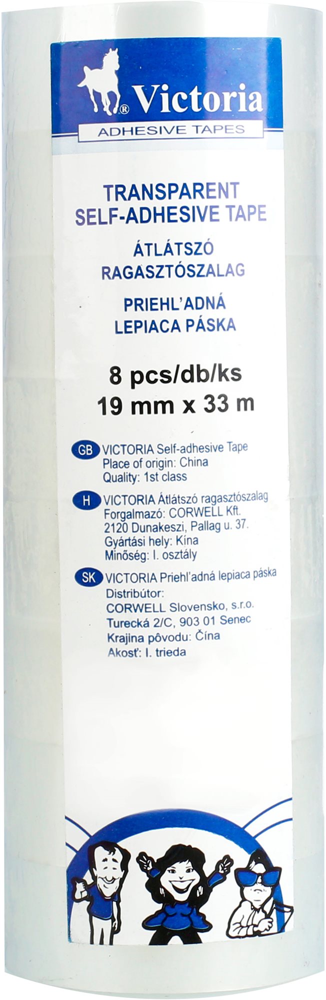 VICTORIA átlátszó 19 mm x 33 m