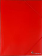 VICTORIA A4 with Elastic Band and Flaps, Red - Document Folders