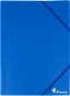 VICTORIA A4 with Elastic Band and Flaps, Blue - Document Folders