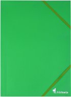 VICTORIA A4 s gumičkou a chlopňami, zelené - Dosky na dokumenty